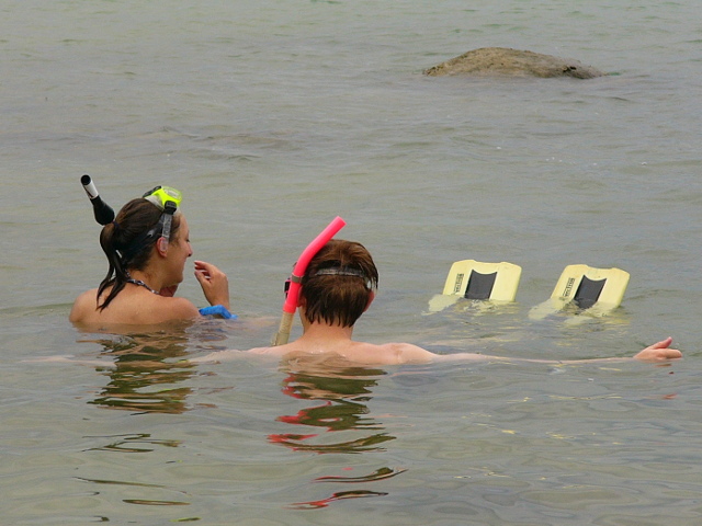 Steph-Nico snorkeling